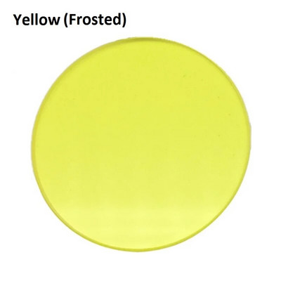 1 tk optilise filtri läbimõõt 32 mm läbipaistev roheline sinine kollane mattvalge kollane optiline klaas bioloogilise mikroskoobi jaoks