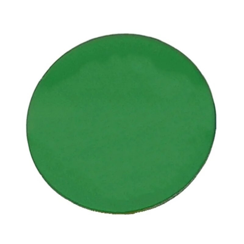 1 tk optilise filtri läbimõõt 32 mm läbipaistev roheline sinine kollane mattvalge kollane optiline klaas bioloogilise mikroskoobi jaoks