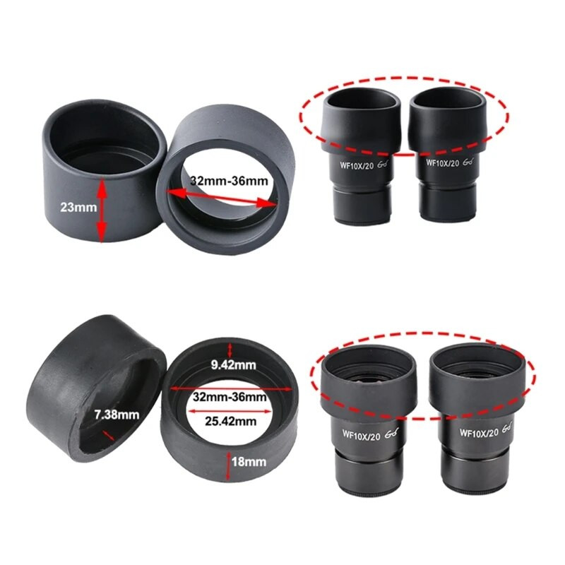 Okuliaras Akių kaušeliai Viena pora žiūronai Akių apsaugos Stereo mikroskopo dalis Teleskopai Akių kaušeliai Vidinis skersmuo 32mm-36mm