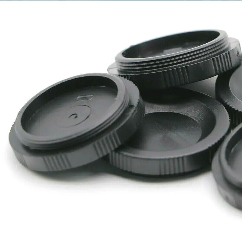 C tvirtinimo korpuso dangteliai CCTV fotoaparato korpuso dangtelis objektyvo dangtelis nuo dulkių metalinis plastikas, pasirenkamas 2 vnt.