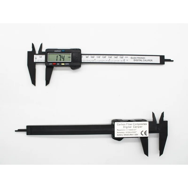 Plastikust nihikuga pachomeeter digitaalne nihik elektrooniline joonlaud Vernier digitaalse kaliibriga mõõteriist digitaalne kalibraator mikromeeter