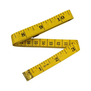 Χάρακας μέτρησης σώματος 1,5m Ταινία ραπτικής ράψιμο Mini Soft Flat Ruler Μεζούρα ραπτικής εκατοστόμετρου
