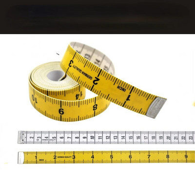 1,5 m kūno matavimo liniuotė siuvimo siuvimo matavimo juosta Mini minkšta plokščia liniuotė centimetro metro siuvimo matavimo juosta