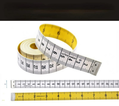1,5 m kūno matavimo liniuotė siuvimo siuvimo matavimo juosta Mini minkšta plokščia liniuotė centimetro metro siuvimo matavimo juosta