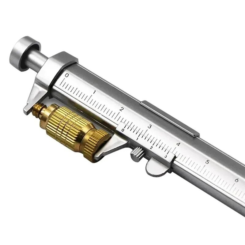 Multifunktsionaalne geel-tindipliiats Vernier Caliper rull-kuulipliiats, kirjatarbed, 0,5 mm