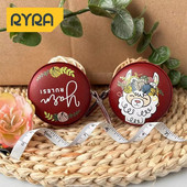 Bandă de măsurare din piele Rubră de măsurare returnabilă nou-nouță Mini bandă de măsurare roșie Durabilă Commonwealth Diy îmbrăcăminte pentru cusut