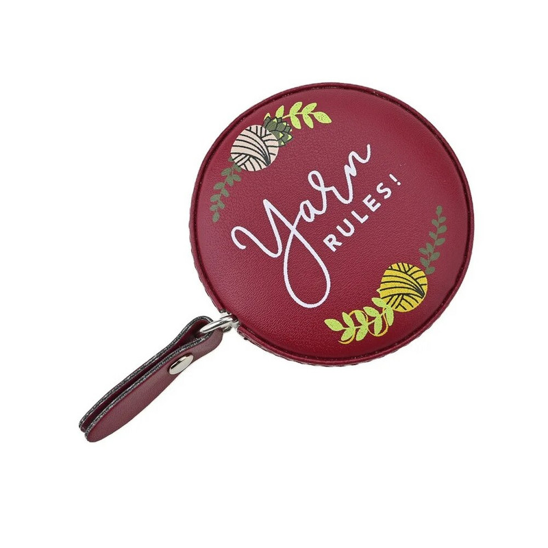 Bandă de măsurare din piele Rubră de măsurare returnabilă nou-nouță Mini bandă de măsurare roșie Durabilă Commonwealth Diy îmbrăcăminte pentru cusut