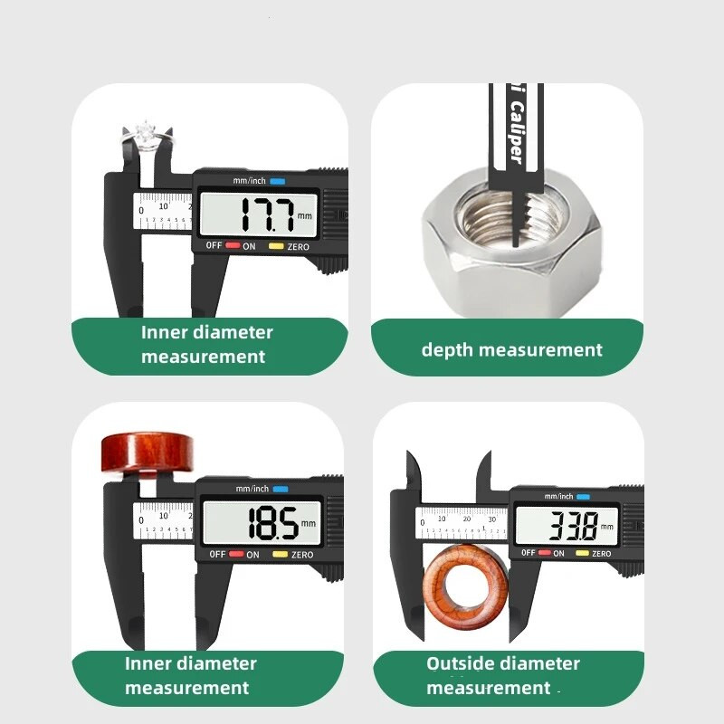 150 mm 0,1 mm digitaalne nihik 6-tolline elektrooniline vernier nihiku mõõteriist nihiku mikromeeter digitaalne joonlaud
