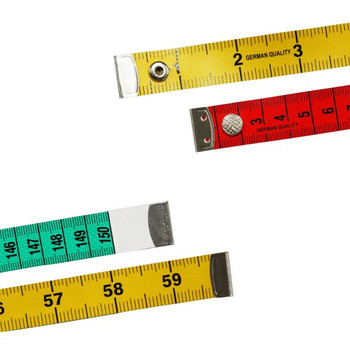 Шивашка шивашка лента Мярка за измерване на тялото Мека линийка Шивашка двустранна скала 60 инча