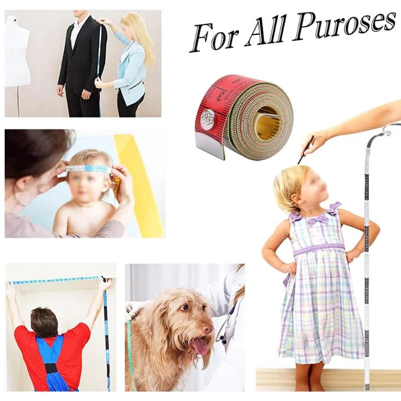 Varró szabó szalag test mérő puha vonalzó varrás kétoldalas mérleg 60 hüvelyk