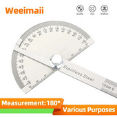 Goniometras nerūdijančio plieno liniuote metalinė liniuotė kelių kampų matavimo liniuotė dailidės įrankių kampo matuoklis kampo ieškiklis Goniometro