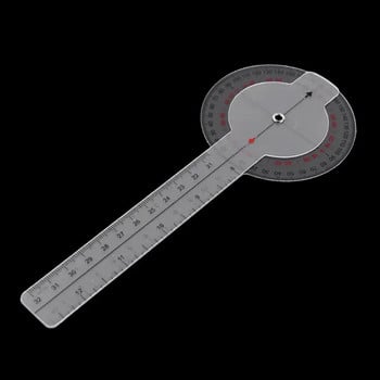 13-инчов 33-сантиметров гониометър Медицинска линийка за стави Калибриран ортопедичен гръбначен пръст Ъглова линийка Транспортир