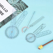 6/8 colių goniometro taisyklė Medicininė sąnarių liniuotė Kalibruota ortopedijos kampo taisyklė, skirta fizioterapeutams išmatuoti sąnarių kampus