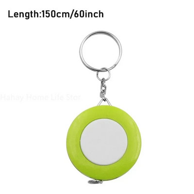 Praktični privjesak za ključeve u boji slatkiša Mjerna traka 1,5 metara Količina Veličina odjeće Mjerna traka Mali metar