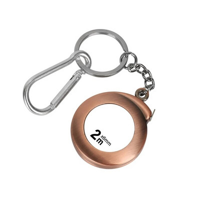 Väike mõõdulint võtmehoidja mini mõõdulint Sissetõmmatav 6 jalga 2M taskuline mõõdulint selge märgistusega kodu jaoks