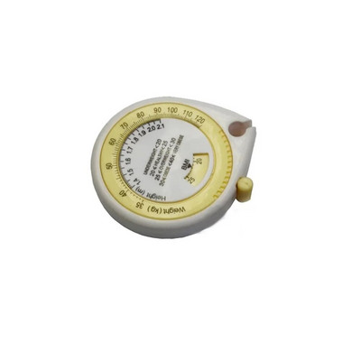 Parem tervis algab täpsetest mõõtmistest KMI kalkulaator, 150 cm mõõdulint koos tagasitõmbamis- ja lukustusfunktsiooniga