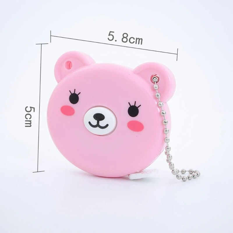 Μεζούρα μαλακής ταινίας αναδιπλούμενη μέτρηση για ράψιμο υφασμάτων σώματος Tailor ύφασμα πλεξίματος χειροτεχνίας Ταινία διπλής όψης (60 ιντσών) M4YD