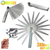 Jutiklio matuoklio metrinio tarpo užpildymo matuoklio rinkinys Vožtuvų lapija Uždegimo žvakės tarpas, skirtas matavimo zondo tarpo matavimo analizės įrankiui