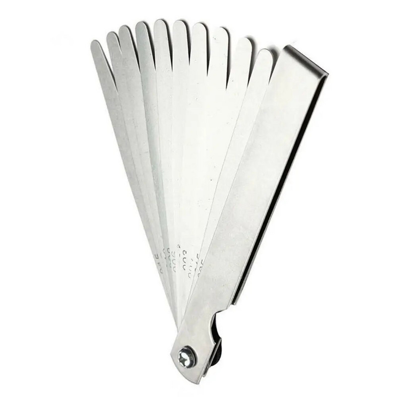 Jutiklio matuoklio metrinio tarpo užpildymo matuoklio rinkinys Vožtuvų lapija Uždegimo žvakės tarpas, skirtas matavimo zondo tarpo matavimo analizės įrankiui