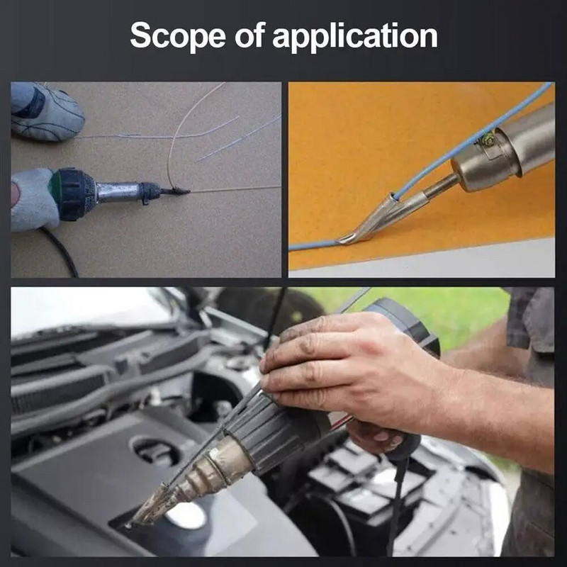 Trokutasta mlaznica za brzo zavarivanje tipa Y, glava puhala vrućeg zraka Toplinski plamenik, vrh za zavarivanje za vinil plastiku, polietilen PVC alate za zavarivanje