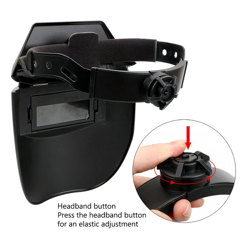 Hegesztőmaszk Automatikus Sötétítés Csiszoló Hegesztősisak Állítható Forrasztó Munka Ív Mig Védőszemüveg Fogaszat Napenergia