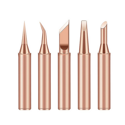 5 tk/komplekti elektrilise jootekolbi otsikuga keevitusotsikute tarvikud puhtast vasest jootekassett 936 jootejaama jaoks