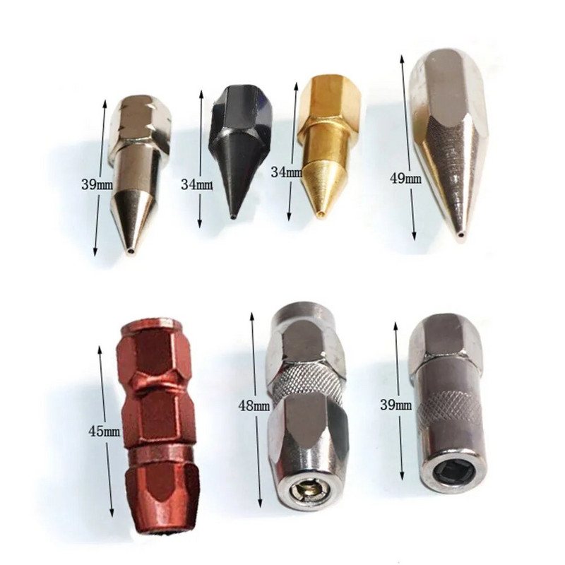 1 tk võidüüs määrde, lame otsik, suu, lame teraskuuli disain, raske määrde plahvatuskindel määrdeotsik Käsitööriistad