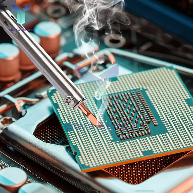 4 tk välise kuumusega jootekolbi otsik BCDK puhtast vasest jootepea 30W 40W 60W asendusotsikuga keevitamise remonditööriistad