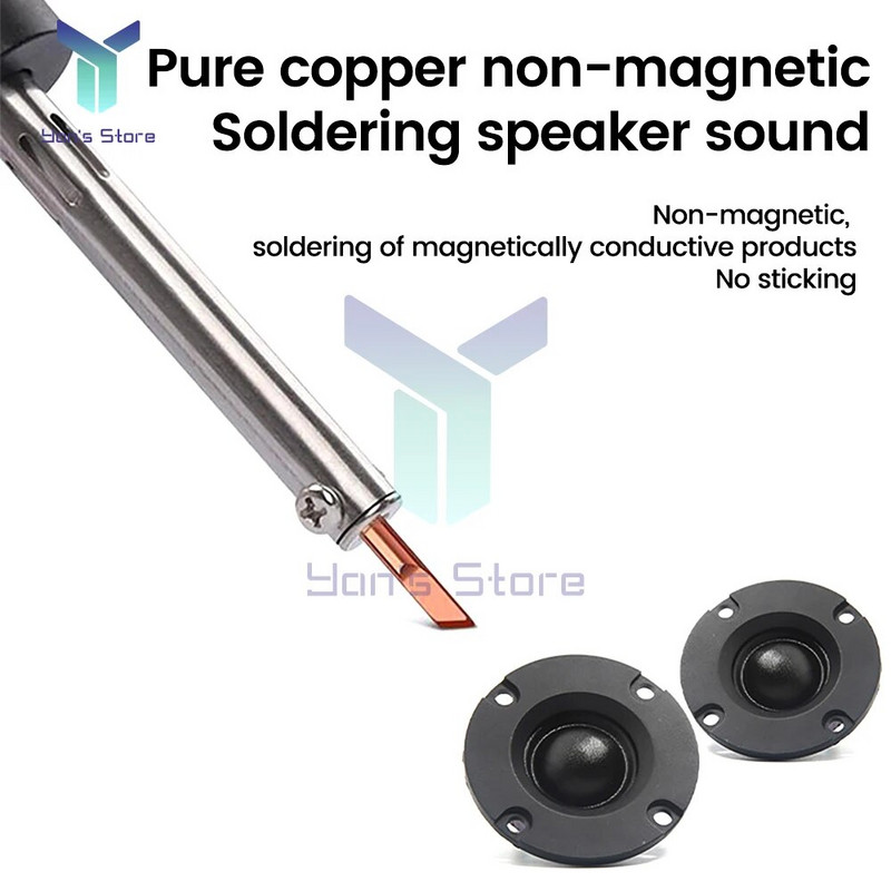 4 tk välise kuumusega jootekolbi otsik BCDK puhtast vasest jootepea 30W 40W 60W asendusotsikuga keevitamise remonditööriistad