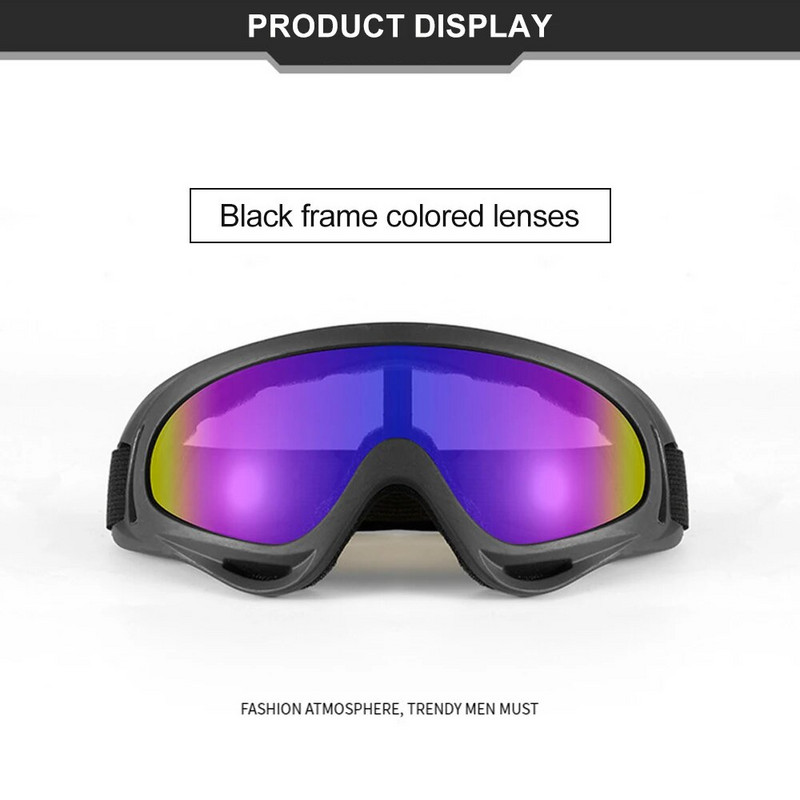 Madingi motociklų akiniai Kaukė Motocross Windproof Moto Šalmas Motocross Bike Vairavimo akiniai Akiniai nuo saulės Akiniai dviratininkams