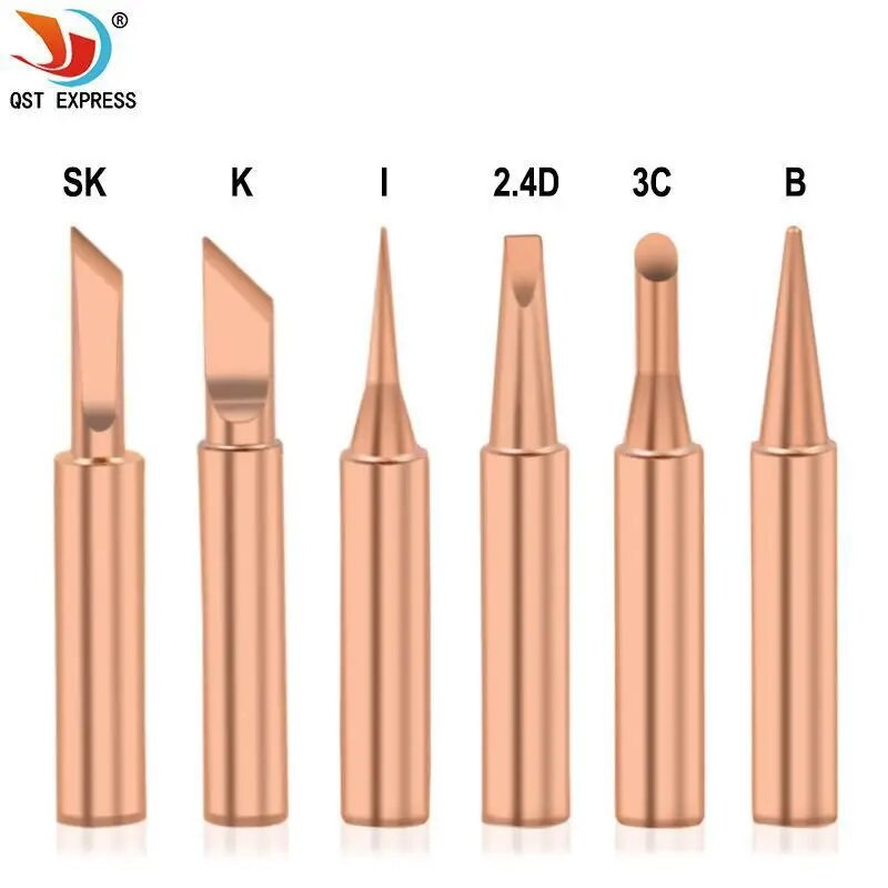 Bakreni željezni vrh SK+I+B+K+2.4D+3C Set 900M-T Glava za zavarivanje Glava za zavarivanje Glava za zavarivanje Alati za električno lemljenje unutar vrućeg golog bakra