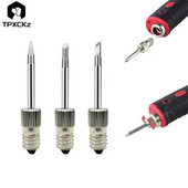 1 tk keevitusjootmise otsikud USB jootekolbi pea asendused keermestatud jooteotsik sobib E10 liidesega jootekolbi jaoks