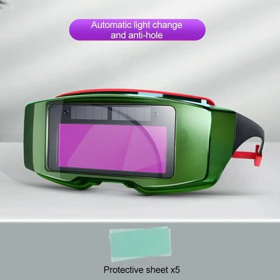 Automatikusan sötétedő tompító hegesztőszemüvegek Speciális védőszemüvegek hegesztőknek Anti-vertigo Sugárzásgátló hegesztőszemüvegek Hegesztőszerszám