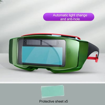 Automatikusan sötétedő tompító hegesztőszemüvegek Speciális védőszemüvegek hegesztőknek Anti-vertigo Sugárzásgátló hegesztőszemüvegek Hegesztőszerszám