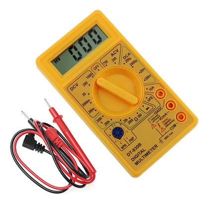 1SET LCD digitális multiméter AC/DC 750/1000V digitális mini multiméter szonda Voltmérőhöz Ampermérő Ohm Tesztelő Feszültségáram