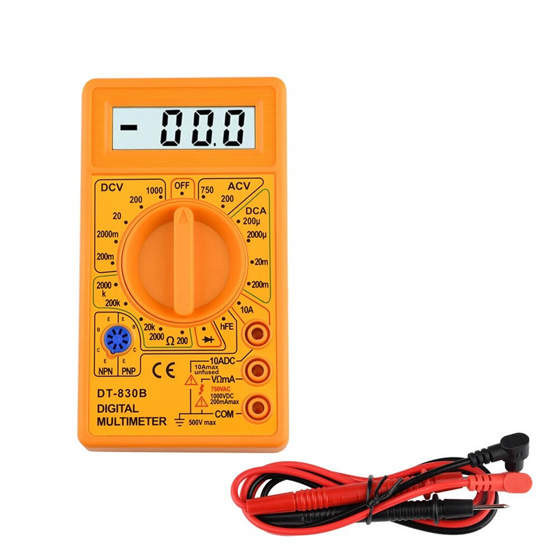 1SET LCD digitaalne multimeeter AC/DC 750/1000V digitaalne minimultimeeter sond Voltmeeter Ampermeeter Ohm Tester Pingevool