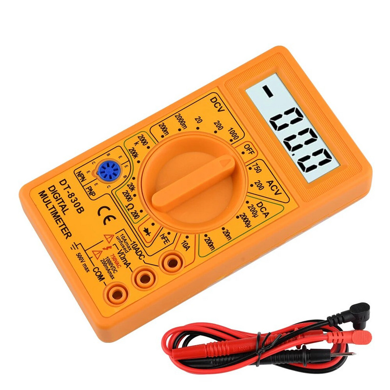 1SET LCD digitaalne multimeeter AC/DC 750/1000V digitaalne minimultimeeter sond Voltmeeter Ampermeeter Ohm Tester Pingevool