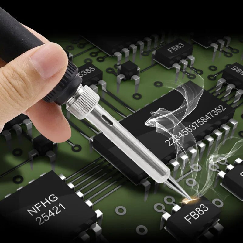 110V 220V 60W US/EUPlug Elektromos Forrasztópáka 908 Állítható hőmérsékletű forrasztópáka Minőségi forrasztópáka állvánnyal