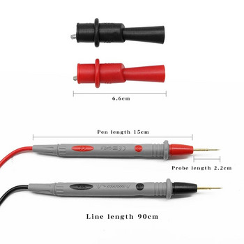 Измервателни кабели за мултицет Универсален кабел AC DC 1000V 20A 10A CAT III Измервателни сонди Писалка за тестер за мултиметър Тестер Накрайници