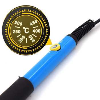 Θερμοκρασία 60W Ηλεκτρικό Συγκολλητικό Σίδερο 220V 60W Welding Solder Rework Station Heat Pencil Tips Repair Tool