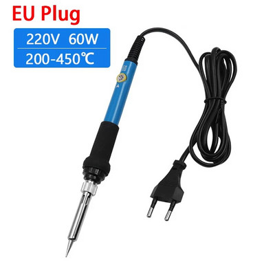 Električno lemilo s podesivom temperaturom od 60 W Električno lemilo za lemljenje Kositar za zavarivanje Lem za grijanje Alati za popravak vrha