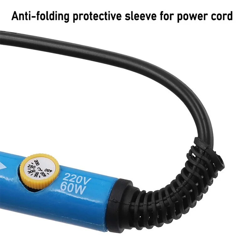 Električno lemilo s podesivom temperaturom od 60 W Električno lemilo za lemljenje Kositar za zavarivanje Lem za grijanje Alati za popravak vrha