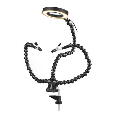 Stolna stezaljka Stanica za lemljenje sa 6-2 fleksibilne ruke za lemljenje Držač aluminijske legure Zavarivanje PCB-a za popravak modela