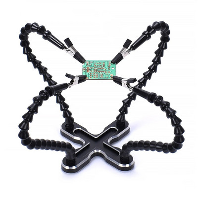 Stolna stezaljka Stanica za lemljenje sa 6-2 fleksibilne ruke za lemljenje Držač aluminijske legure Zavarivanje PCB-a za popravak modela