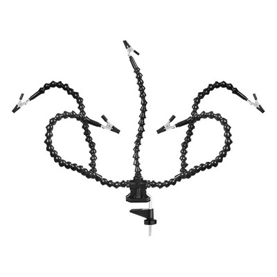 Stolna stezaljka Stanica za lemljenje sa 6-2 fleksibilne ruke za lemljenje Držač aluminijske legure Zavarivanje PCB-a za popravak modela