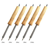 Električno lemilo s podesivom temperaturom od 220 V 30 W/40 W/60 W/80 W/100 W Drvena drška Mini stanica za preradu lemilice EU utikač