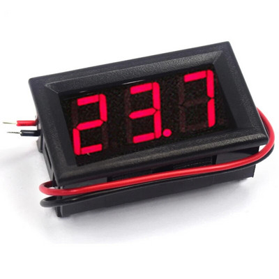 Digitális feszültségmérő DC 4,5 V – 30 V Digitális feszültségmérő feszültségmérő panel piros/kék/zöld 6 V-os 12 V-os elektromobil motorkerékpárhoz