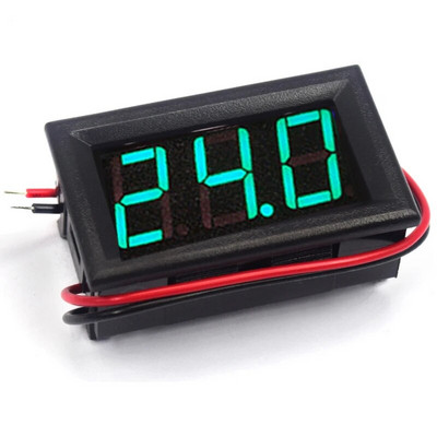 Digitális feszültségmérő DC 4,5 V – 30 V Digitális feszültségmérő feszültségmérő panel piros/kék/zöld 6 V-os 12 V-os elektromobil motorkerékpárhoz