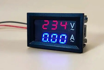 Digitalni voltmetar Ampermetar DC 100V 10A Amp Naponski mjerač struje Tester 0,28 inčni dvostruki LED zaslon s žicama za povezivanje