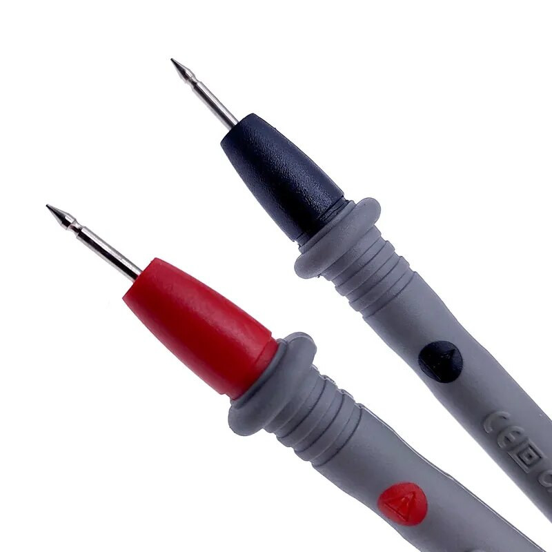 1 paar 10A 20A digitaalset multimeetri sond Pehme silikoontraat Nõela ots Universaalsed testjuhtmed alligaatori klambriga